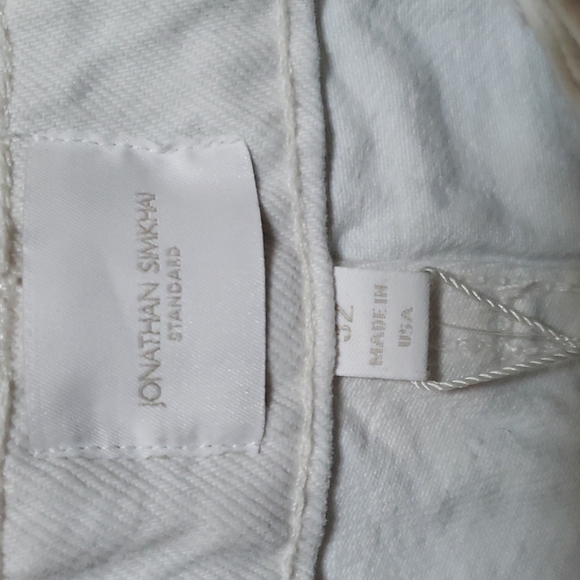 Jonathan Simkhai Distressed Colorblock Shorts Sz 32 - Picture 4 of 11